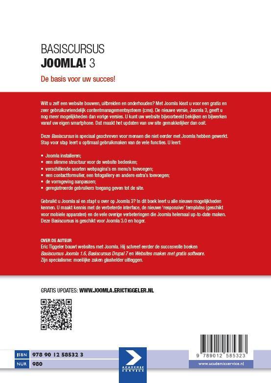 Handleiding Joomla 3 achterzijde